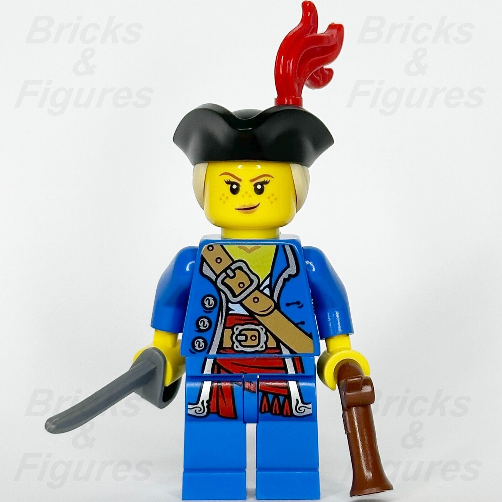 LEGO Pirate Minifigure Build-A-Minifigure Cutlass Sword Flintlock Gun BAM 2024 - Bricks & Figures