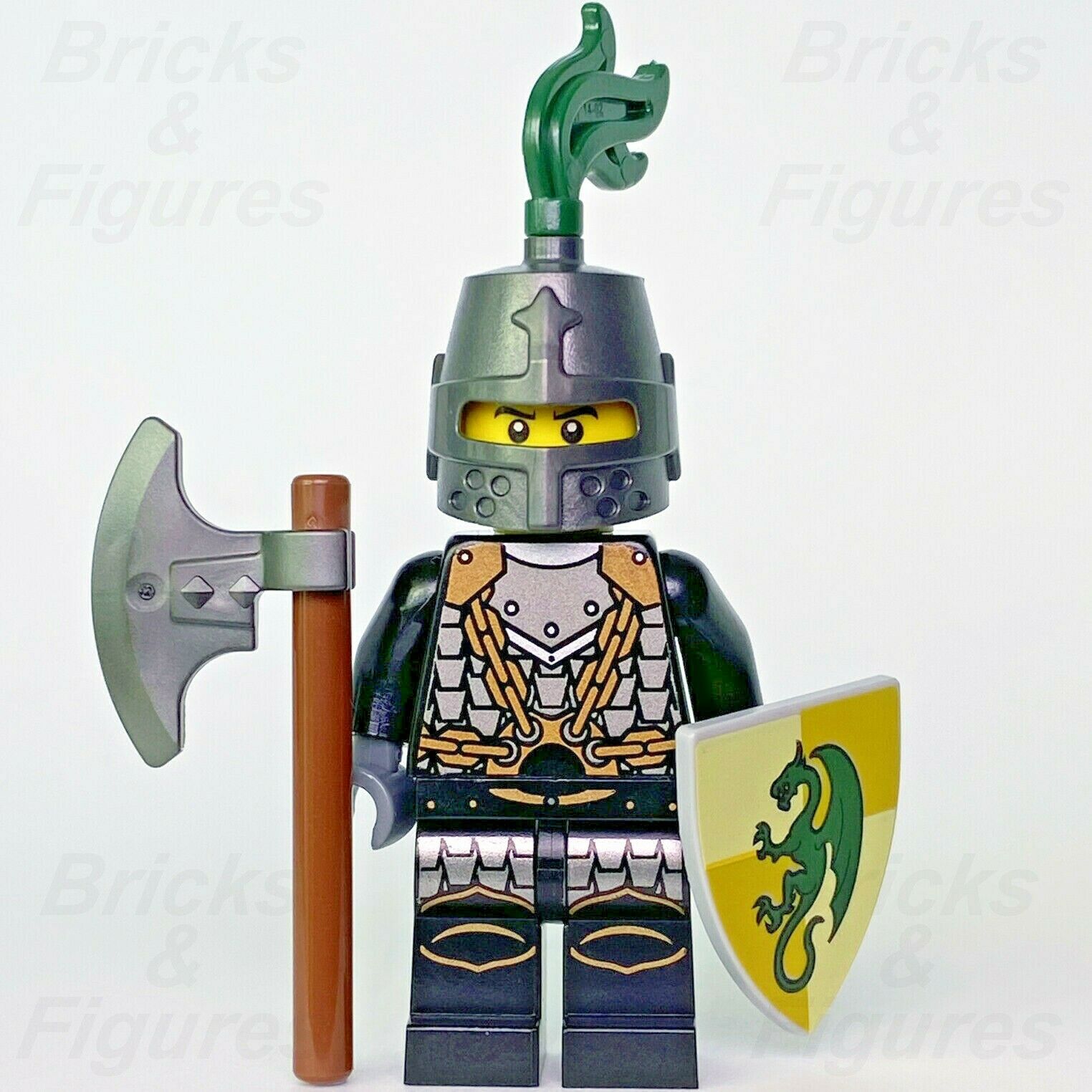 Castle LEGO Dragon Knight in Scale Mail Kingdoms Minifigure 6918 853373 cas493 - Bricks & Figures