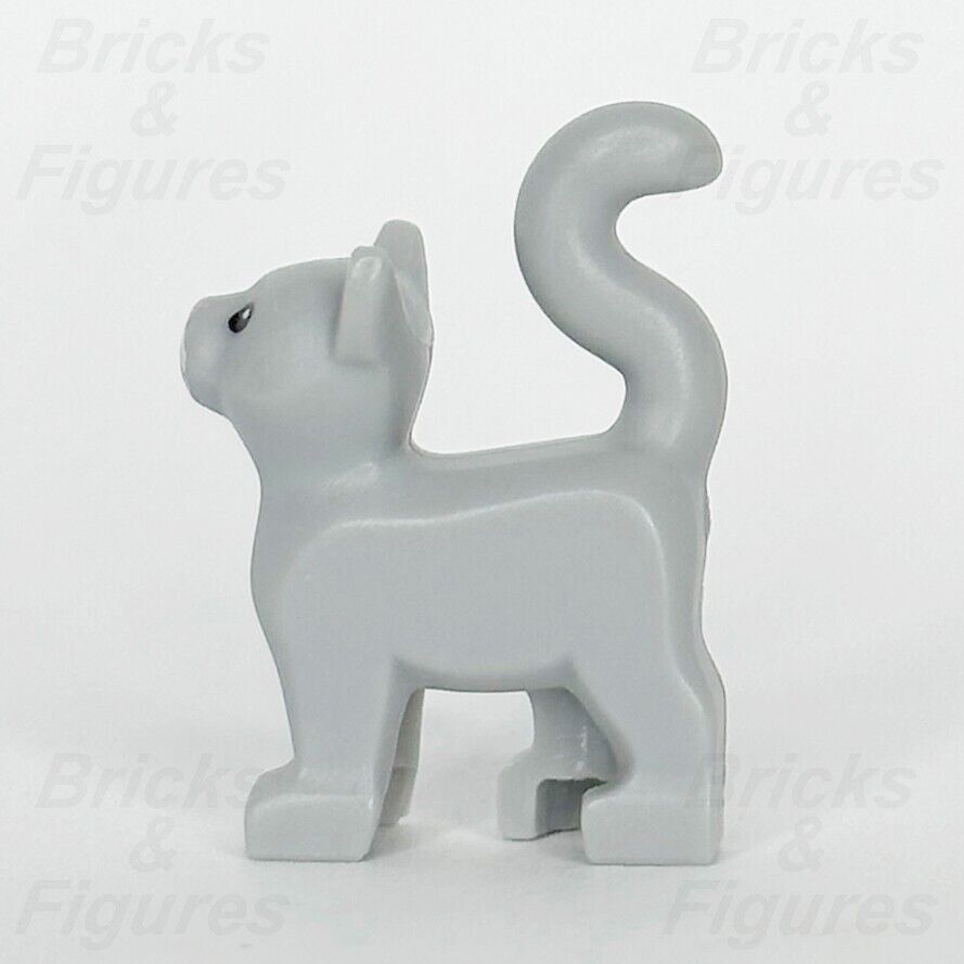 LEGO Cat Light Grey Minifigure Animal Part with Pink Nose 13786pb01 10668 New - Bricks & Figures