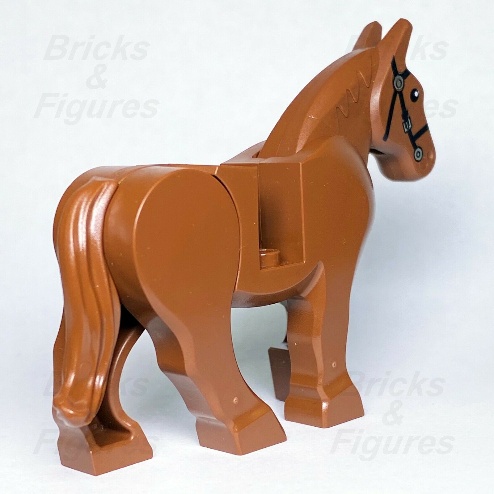 LEGO Horse with Bridle Lord of the Rings Animal Minifigure Part 9471 9474 9469 - Bricks & Figures