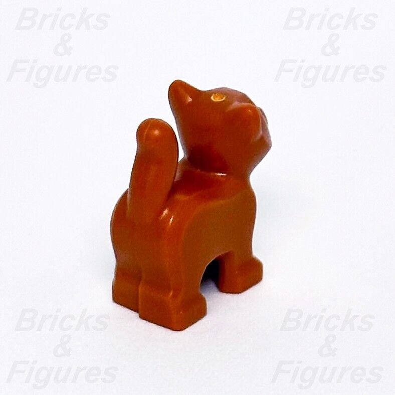 LEGO Kitten Dark Orange Minifigure Baby Cat Animal Town City Part 60321 60319 - Bricks & Figures