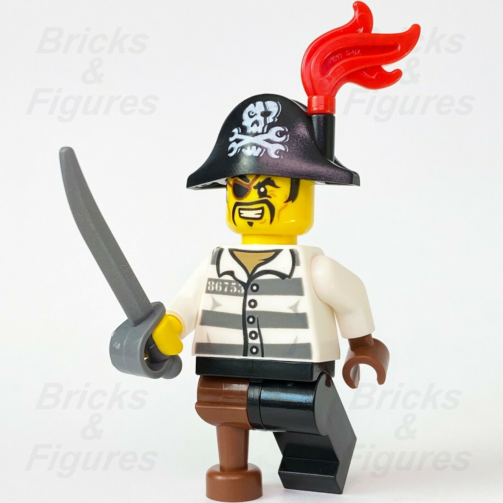 New Ninjago LEGO Captain Soto Pirate Prison Outfit Skybound Minifigure