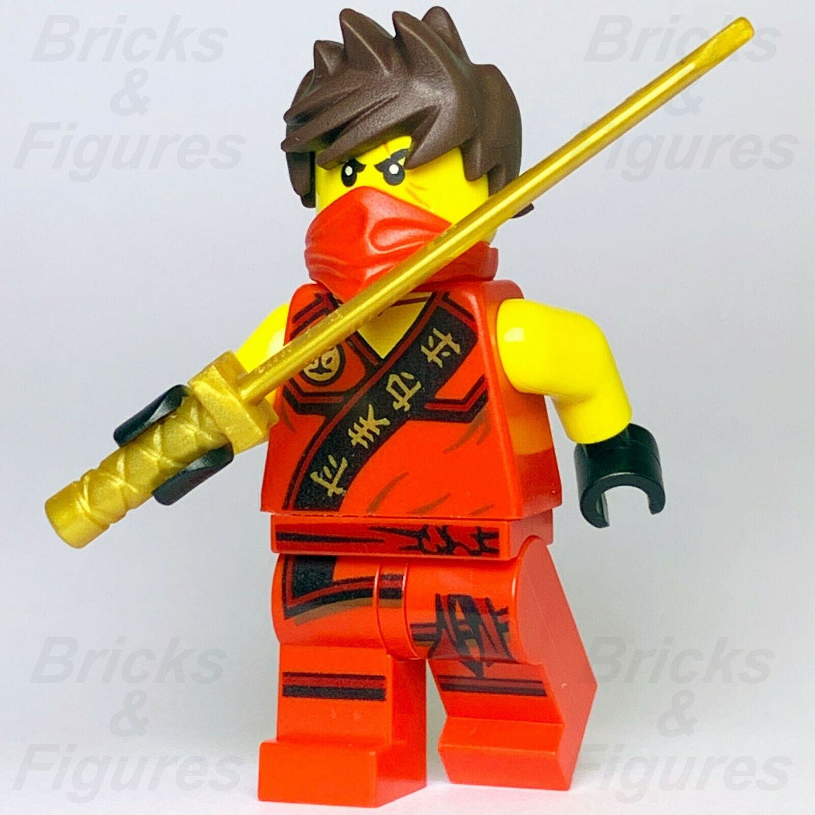 New Ninjago LEGO Red Fire Ninja Kai Minifigure from sets 70756 70752 ...