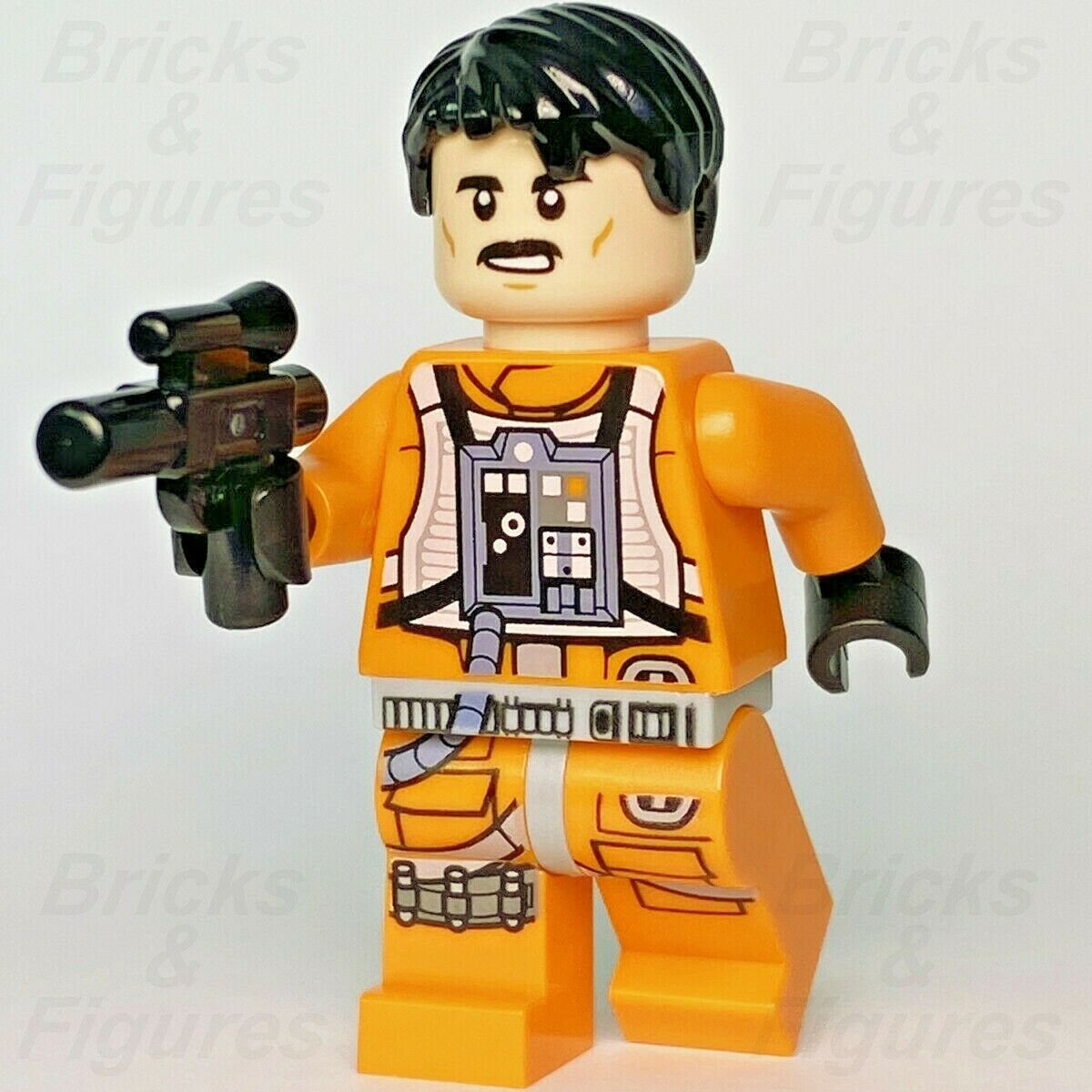 New Star Wars LEGO Biggs Darklighter Rebel X-Wing Pilot Minifigure Book sw1038 - Bricks & Figures