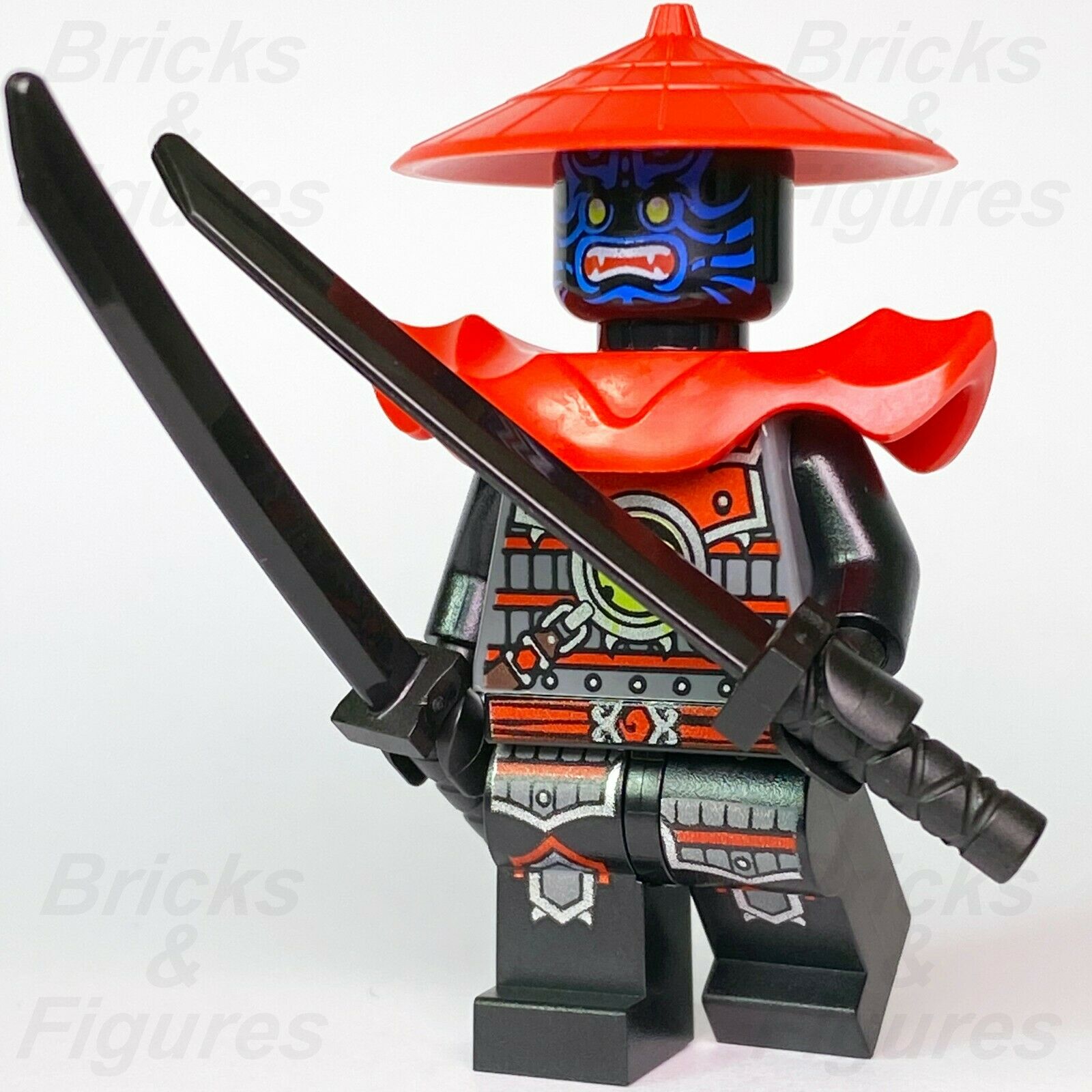 Ninjago LEGO® Swordsman The Final Battle Blue Face Minifigure 70502 70504 70505 - Bricks & Figures