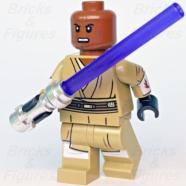 Star Wars LEGO Mace Windu Jedi Master The Clone Wars General Minifigure 75342 Bricks Figures