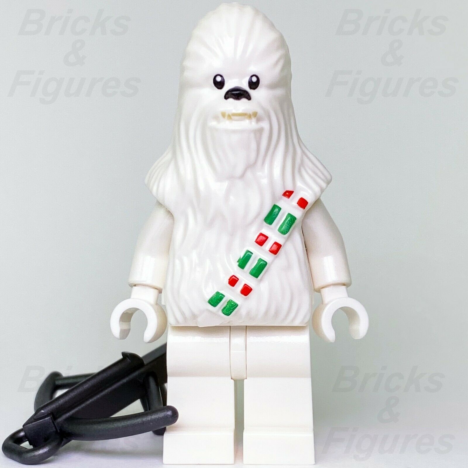 Star Wars LEGO Snow Chewbacca White Wookiee Warrior Christmas Minifigure 75146