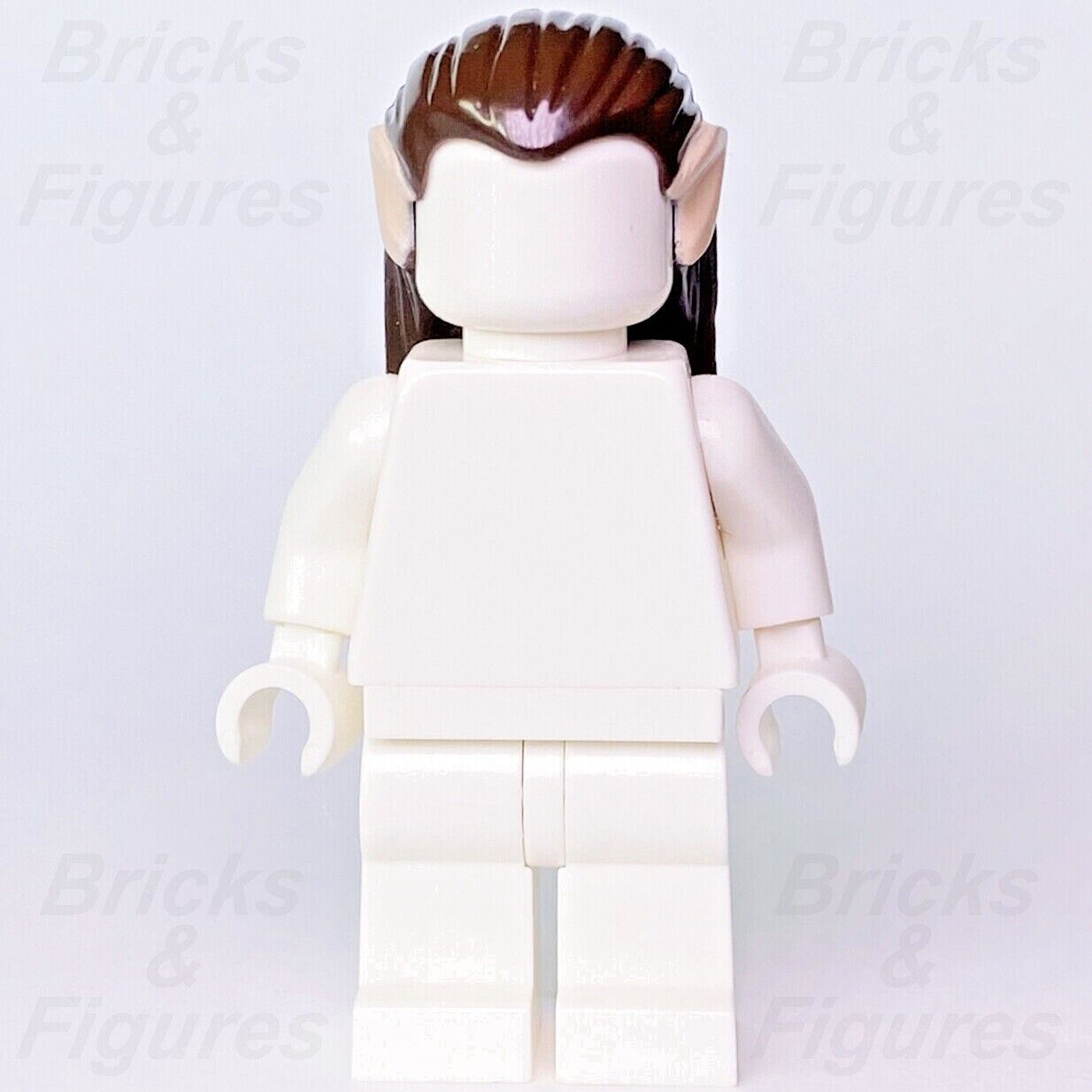 The Hobbit LEGO Elf Ears Hair Dark Brown Lord of the Ring Minifigure Part 79004 - Bricks & Figures