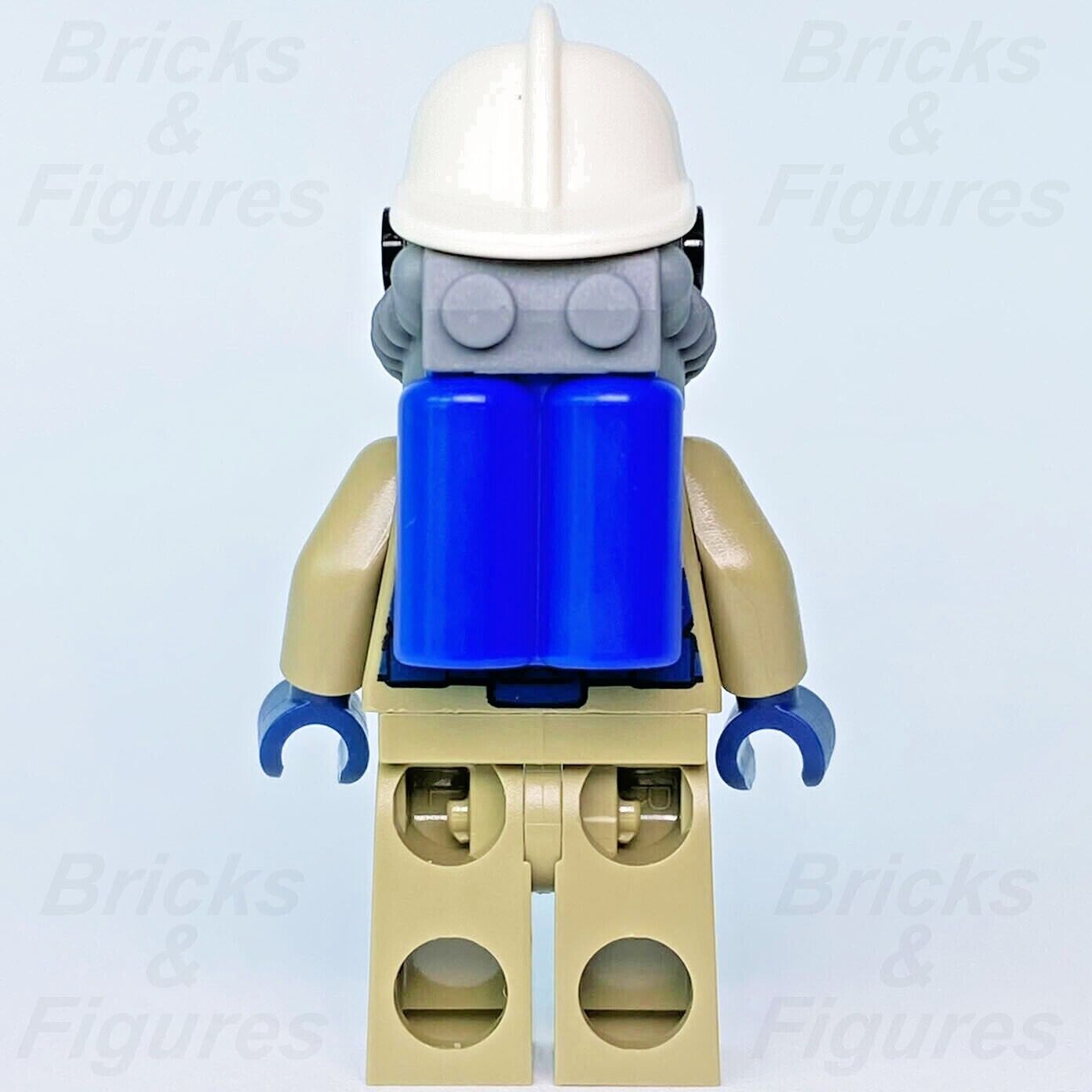 Town City LEGO Fireman Firefighter Breathing Gear Fire Minifigure 60321 cty1359 - Bricks & Figures